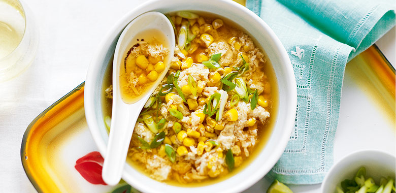 Lyndey Milan's crab and sweetcorn soup - Wine Selectors